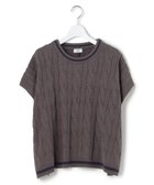【ジェイプレスヨークストリート/J.PRESS YORK STREET】の【WOMEN】チルデンクルーネック ニットベスト ライトグレー系|ID: prp329100004839438 ipo3291000000035830855