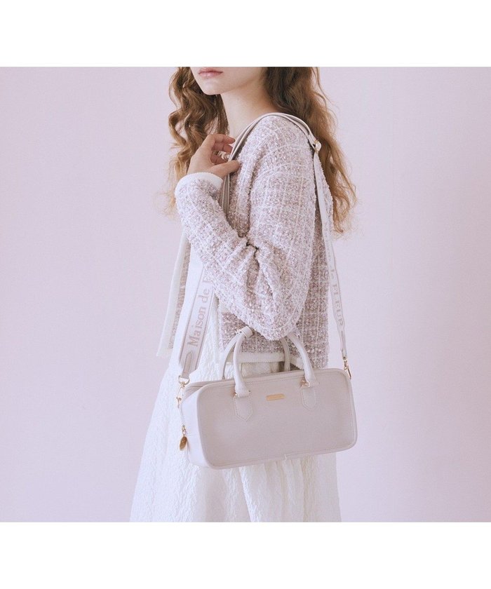 【メゾンドフルール/Maison de FLEUR】のピンクマニアスクエア2Wayトートバッグ インテリア・キッズ・メンズ・レディースファッション・服の通販 founy(ファニー) https://founy.com/ ファッション Fashion レディースファッション Fashion for Women バッグ Bags ショルダー Shoulder, Shoulder Strap シンプル Simple, Minimal スクエア Square, Square Shape トレンド Trend, Trending Now フォルム Silhouette, Form |ID: prp329100004839440 ipo3291000000035764129