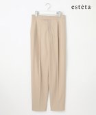 【23区/NIJYUSANKU】の【エステータ】ウールトロドライストレッチ タックテーパード パンツ 人気、トレンドファッション・服の通販 founy(ファニー) ファッション Fashion レディースファッション Fashion for Women パンツ Pants & Trousers ストレッチ Stretch, Stretchy Fabric スマート Smart, Elegant センター Center, Center Line モダン Modern, Contemporary リラックス Relax, Relaxed Fit A/W・秋冬 Autumn/Winter 冬 Winter / This Winter thumbnail ベージュ|ID: prp329100004839452 ipo3291000000036150694
