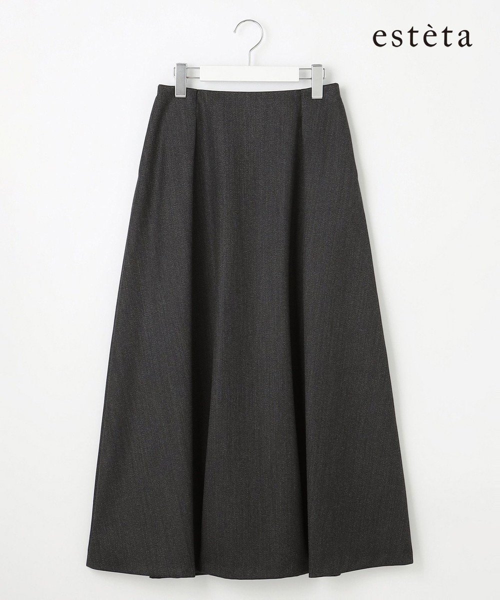 【23区/NIJYUSANKU】の【エステータ】CANONICO カバートクロス スカート 人気、トレンドファッション・服の通販 founy(ファニー) 　ファッション　Fashion　レディースファッション　Fashion for Women　スカート　Skirts　イタリア　Italy　インポート　Imported Fashion　ジャケット　Jacket, Outerwear　セットアップ　Set-Up, Coordinated Outfit　パターン　Pattern, Design Print　フレア　Flare, Flared　A/W・秋冬　Autumn/Winter　冬　Winter / This Winter　エレガント 上品　Elegant　 other-1|ID: prp329100004839454 ipo3291000000036272484