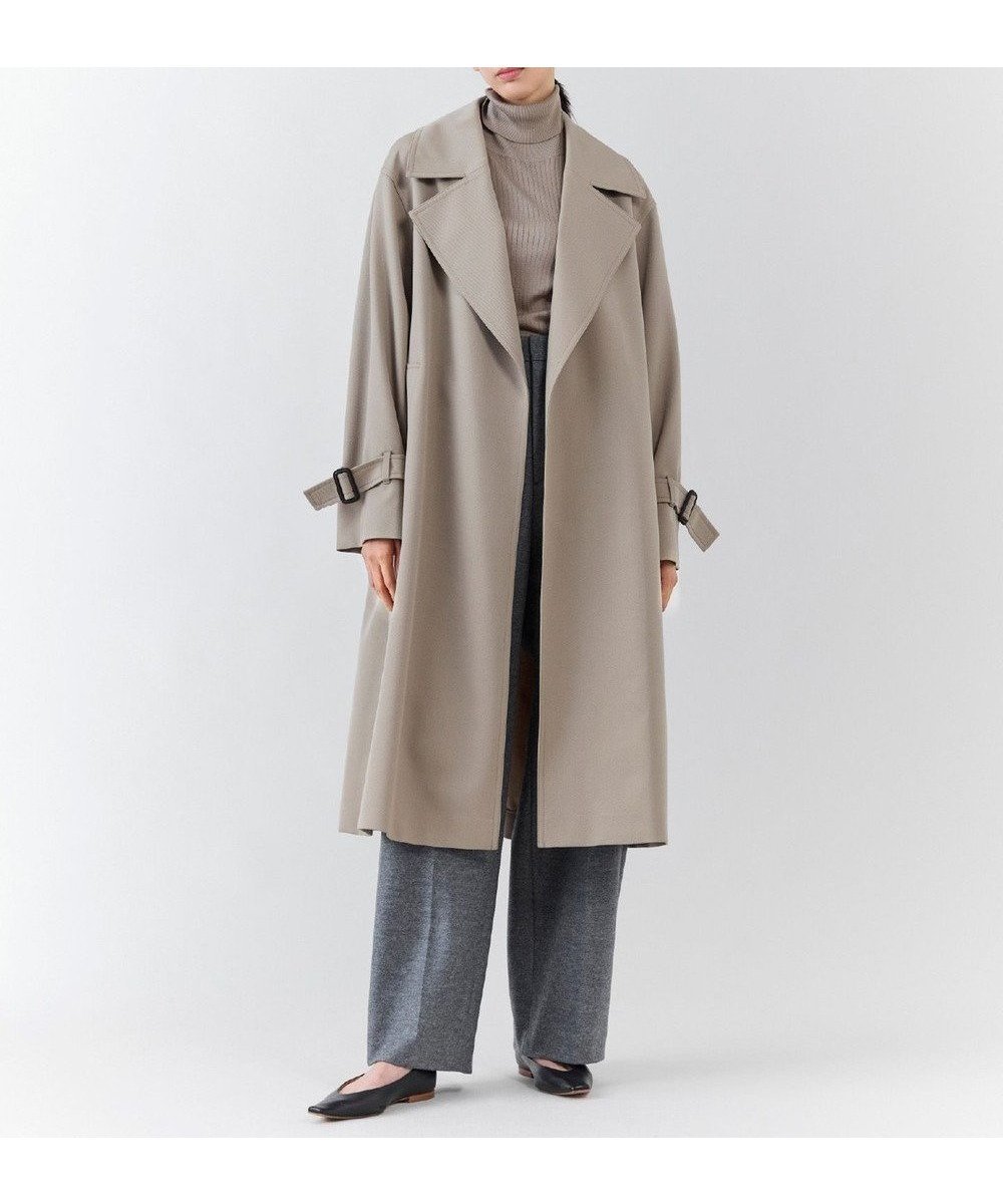 【23区/NIJYUSANKU】の【エステータ】ウールトレンチコート 人気、トレンドファッション・服の通販 founy(ファニー) ファッション Fashion レディースファッション Fashion for Women アウター Coat / Outerwear Collection コート・ロングコート・ピーコート Long Coats, Peacoats & More レディースジャケット・軽アウター Jackets トレンチコート / 春秋の定番アウター Trench Coats エレガント 上品 Elegant ジャケット Jacket, Outerwear なめらか Smooth, Silky Texture A/W・秋冬 Autumn/Winter 冬 Winter / This Winter other-1|ID: prp329100004839456 ipo3291000000035662321