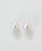 【フィービィー/phoebe】のトゥウィンクルフレームパールピアス シルバー/一粒 シルバー|ID: prp329100004839465 ipo3291000000035806427