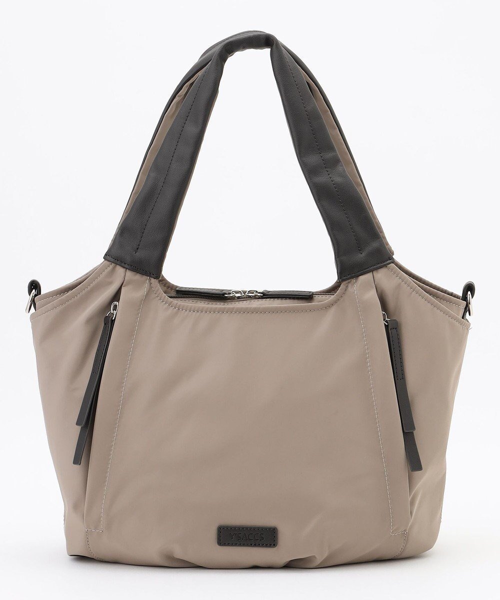 【イザック/Y'SACCS】のふんわりラウンド2WAYトート Mサイズ インテリア・キッズ・メンズ・レディースファッション・服の通販 founy(ファニー) ファッション Fashion レディースファッション Fashion for Women バッグ Bags スマート Smart, Elegant フェミニン Feminine, Girly ポケット Pocket, Pocket Detail ラウンド Round, Round Neck 軽量 Lightweight, Ultra Light ビジネス 仕事 通勤 Business / Work / Commuting グレージュ|ID: prp329100004839481 ipo3291000000035804394