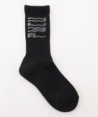 【ピーダブリュサーキュラス/PW CIRCULUS】の【WOMEN】WAVYロゴソックス ゴルフ レディース ブラック系|ID: prp329100004839483 ipo3291000000035266932