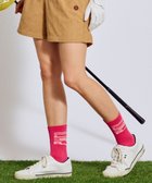 【ピーダブリュサーキュラス/PW CIRCULUS】の【WOMEN】WAVYロゴソックス ゴルフ レディース ピンク系|ID: prp329100004839483 ipo3291000000035266933