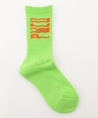 【ピーダブリュサーキュラス/PW CIRCULUS】の【WOMEN】WAVYロゴソックス ゴルフ レディース ライトグリーン系|ID: prp329100004839483 ipo3291000000035266935