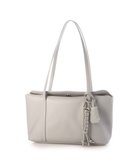 【アンビリオン/UNBILLION】のカシュカシュ cachecache / 結びチャーム付き2wayワイドトート ライトグレー|ID: prp329100004839510 ipo3291000000035804116