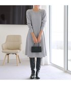 【ティアクラッセ/Tiaclasse】の選べる着丈ニットワンピース 膝丈:グレー|ID: prp329100004839534 ipo3291000000035267275