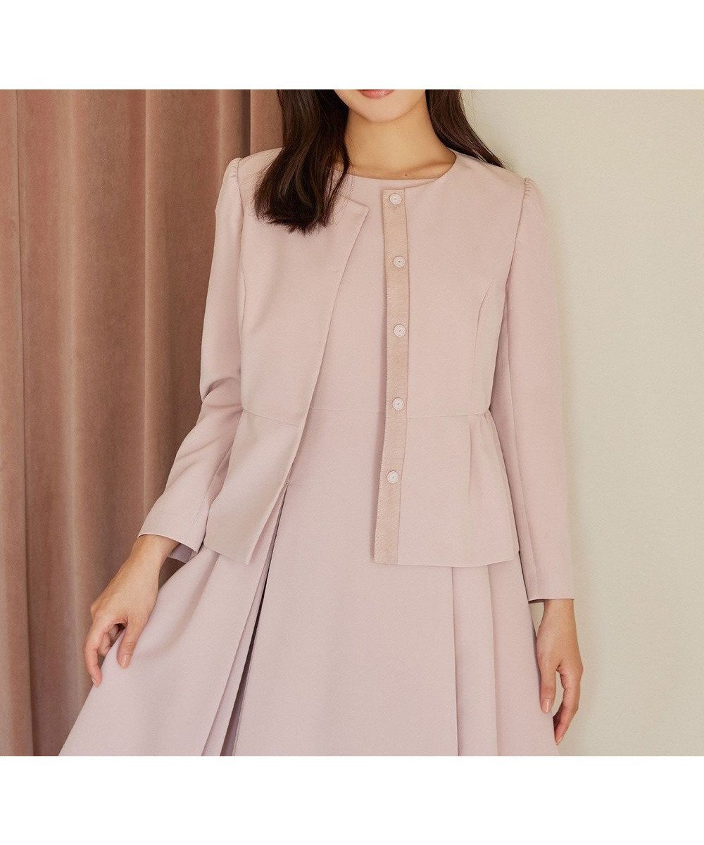 【トッカ/TOCCA】のFLY FRERRY ジャケット インテリア・キッズ・メンズ・レディースファッション・服の通販 founy(ファニー) 　ファッション　Fashion　レディースファッション　Fashion for Women　アウター　Coat / Outerwear Collection　レディースジャケット・軽アウター　Jackets　ノーカラージャケット / シンプル上品コーデ　Collarless Jackets　2025年　2025　2025春夏・S/S　Spring/Summer 2025 SS25　シンプル　Simple, Minimal　ジャケット　Jacket, Outerwear　セットアップ　Set-Up, Coordinated Outfit　ドレス　Dress, One-Piece　フェミニン　Feminine, Girly　夏　Summer　S/S・春夏　SS, Spring/Summer, Warm Season　A/W・秋冬　Autumn/Winter　ピンク|ID: prp329100004839561 ipo3291000000035542016