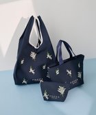 【トッカ/TOCCA】の【A4サイズ対応・一部カラー撥水】BOUQUET DE REVE ECO BAG エコバッグ 人気、トレンドファッション・服の通販 founy(ファニー) ファッション Fashion レディースファッション Fashion for Women バッグ Bags 財布 Wallet, Purse トリミング Trimming, Decorative Edge ポケット Pocket, Pocket Detail リュクス Luxury, Elegant, High-End, Chic ローズ Rose, Rose Motif S/S・春夏 SS, Spring/Summer, Warm Season おすすめ Recommended / Our Picks 夏 Summer エレガント 上品 Elegant 2026年 2026 thumbnail ネイビー系|ID: prp329100004839567 ipo3291000000035267679