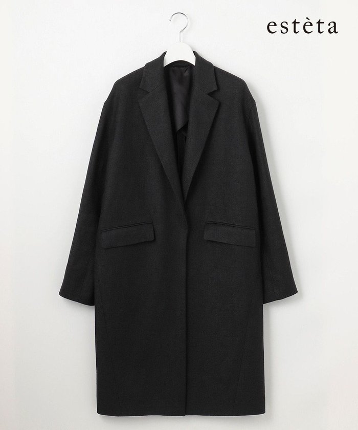 【23区/NIJYUSANKU】の【エステータ】シルクリネン チェスターコート インテリア・キッズ・メンズ・レディースファッション・服の通販 founy(ファニー) https://founy.com/ ファッション Fashion レディースファッション Fashion for Women アウター Coat / Outerwear Collection コート・ロングコート・ピーコート Long Coats, Peacoats & More レディースジャケット・軽アウター Jackets チェスターコート・ロング丈アウター Chester Coats / Chesterfield Long Coats 春 Spring シルク Silk, 100% Silk ジャケット Jacket, Outerwear チェスターコート Chester Coat, Long Coat フォルム Silhouette, Form 別注 Limited Edition, Custom Order リネン Linen, Linen Fabric S/S・春夏 SS, Spring/Summer, Warm Season 夏 Summer |ID: prp329100004839568 ipo3291000000035888587