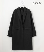 【23区/NIJYUSANKU】の【エステータ】シルクリネン チェスターコート ブラック系|ID: prp329100004839568 ipo3291000000035888590