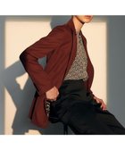 【アイシービー/iCB】の【30th ANNIVERSARY】ヴィスコースウールツイル ピークドラペルジャケット マホガニー系|ID: prp329100004839569 ipo3291000000036303635