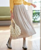 【エニィ スィス/any SiS】の【洗える】シャイニードットギャザー スカート ベージュ系|ID: prp329100004839593 ipo3291000000035844899