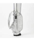 【23区 ゴルフ/NIJYUSANKU GOLF】の【UNISEX】エレガントエナメルキャディバッグ キャスター付きで移動もラクチン シルバー系|ID: prp329100004839595 ipo3291000000035790080