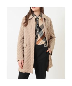 【ダックス/DAKS】のスウェードキルトコート 人気、トレンドファッション・服の通販 founy(ファニー) ファッション Fashion レディースファッション Fashion for Women アウター Coat / Outerwear Collection コート・ロングコート・ピーコート Long Coats, Peacoats & More キルト Quilt, Quilted Fabric タフタ Taffeta, Structured Fabric チェック Check, Plaid, Tartan パーカー Hoodie, Parka エレガント 上品 Elegant 夏 Summer 定番 Standard, Basic Item S/S・春夏 SS, Spring/Summer, Warm Season A/W・秋冬 Autumn/Winter |ID:prp329100004839606