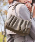 【ティアクラッセ/Tiaclasse】の【安田美沙子さん着用・2WAY】ギャザーワンハンドルバッグ モカ|ID: prp329100004839617 ipo3291000000035268073