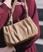 【ティアクラッセ/Tiaclasse】の【安田美沙子さん着用・2WAY】ギャザーワンハンドルバッグ ベージュ|ID: prp329100004839617 ipo3291000000035268074