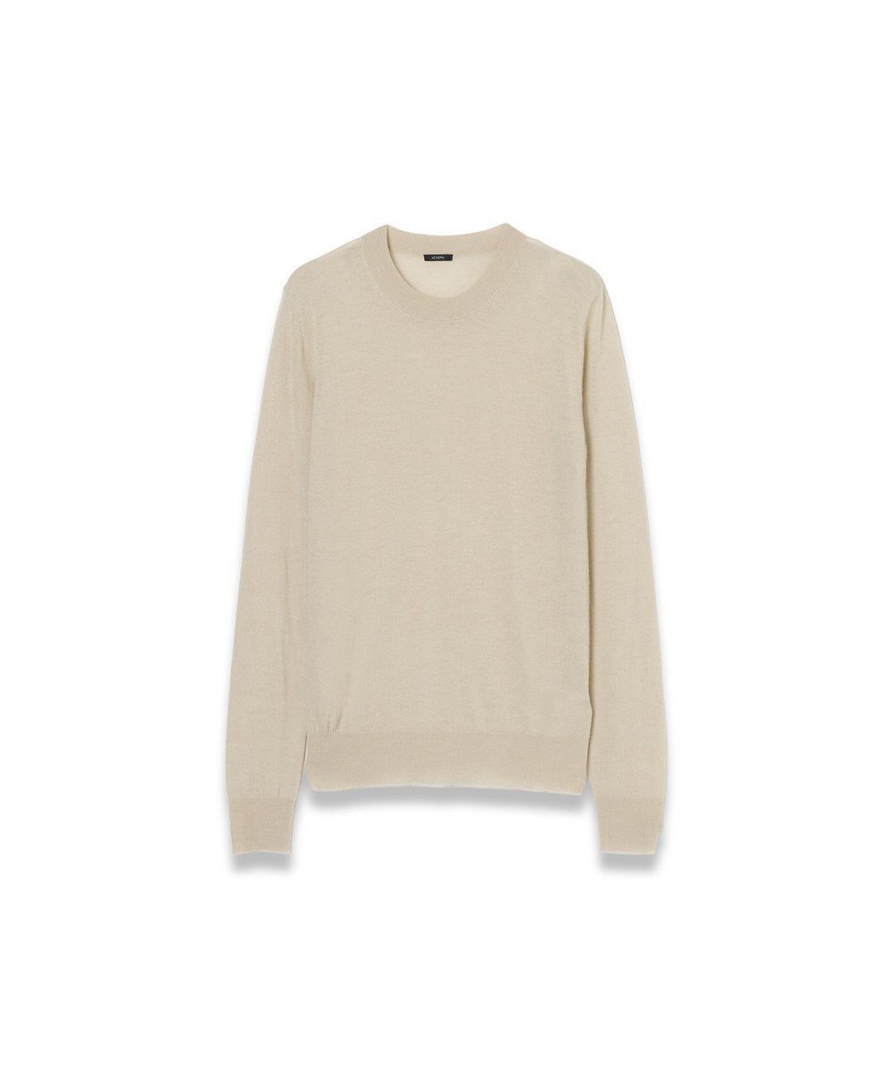 【ジョゼフ/JOSEPH】の【洗える】キャッシュエアー ラウンドネックニット インテリア・キッズ・メンズ・レディースファッション・服の通販 founy(ファニー) 　ファッション　Fashion　レディースファッション　Fashion for Women　トップス・カットソー　Cut & Sew Tops　ニット　Knit Tops & Sweaters　クラシック　Classic, Timeless Style　セーター　Sweater, Knitwear　フィット　Fit, Slim Fit　レギュラー　Regular, Standard Fit　ロング　Long, Long-Length　洗える　Machine Washable　A/W・秋冬　Autumn/Winter　Affogato|ID: prp329100004839639 ipo3291000000035810398