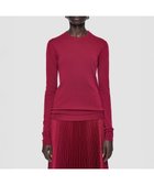 【ジョゼフ/JOSEPH】の【洗える】キャッシュエアー ラウンドネックニット 人気、トレンドファッション・服の通販 founy(ファニー) ファッション Fashion レディースファッション Fashion for Women トップス・カットソー Cut & Sew Tops ニット Knit Tops & Sweaters クラシック Classic, Timeless Style セーター Sweater, Knitwear フィット Fit, Slim Fit レギュラー Regular, Standard Fit ロング Long, Long-Length 洗える Machine Washable A/W・秋冬 Autumn/Winter thumbnail Ruby|ID: prp329100004839639 ipo3291000000035810400