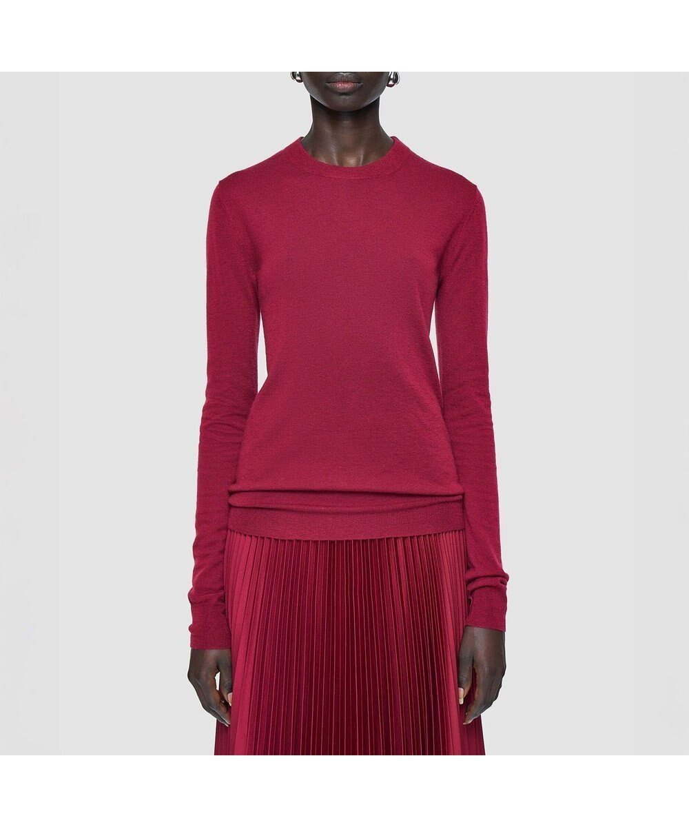 【ジョゼフ/JOSEPH】の【洗える】キャッシュエアー ラウンドネックニット インテリア・キッズ・メンズ・レディースファッション・服の通販 founy(ファニー) 　ファッション　Fashion　レディースファッション　Fashion for Women　トップス・カットソー　Cut & Sew Tops　ニット　Knit Tops & Sweaters　クラシック　Classic, Timeless Style　セーター　Sweater, Knitwear　フィット　Fit, Slim Fit　レギュラー　Regular, Standard Fit　ロング　Long, Long-Length　洗える　Machine Washable　A/W・秋冬　Autumn/Winter　Ruby|ID: prp329100004839639 ipo3291000000035810400