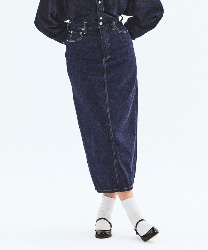 【リノ/LENO】のDENIM SKIRT デニムマキシスカート インテリア・キッズ・メンズ・レディースファッション・服の通販 founy(ファニー) https://founy.com/ ファッション Fashion レディースファッション Fashion for Women スカート Skirts デニムスカート・カジュアルスカート Denim Skirts インディゴ Indigo Denim デニム Denim, Jeans Material パッチ Patch, Appliqué ビンテージ Vintage, Retro Style ポケット Pocket, Pocket Detail マキシ Maxi, Full Length 夏 Summer S/S・春夏 SS, Spring/Summer, Warm Season A/W・秋冬 Autumn/Winter |ID: prp329100004839642 ipo3291000000035586201