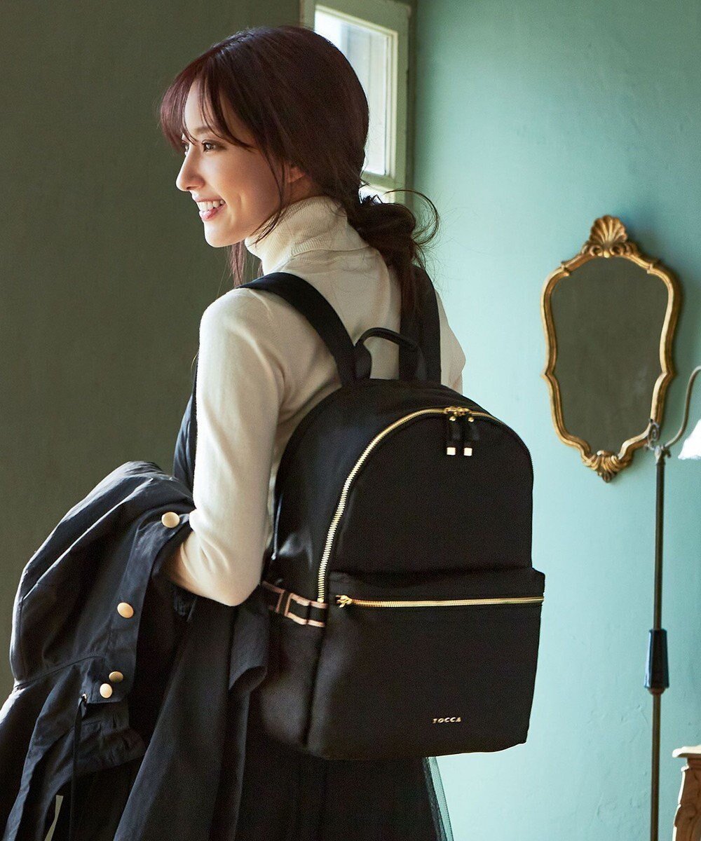 【トッカ/TOCCA】の【A4サイズ対応・PCポケット付き】SIDE RIBBON BACKPACK バックパック インテリア・キッズ・メンズ・レディースファッション・服の通販 founy(ファニー) ファッション Fashion レディースファッション Fashion for Women バッグ Bags クッション Cushion, Throw Pillow シンプル Simple, Minimal スタイリッシュ Stylish, Fashionable 財布 Wallet, Purse フラット Flat, Flat Shoes フロント Front, Front Design ポケット Pocket, Pocket Detail メタル Metal, Metal Parts リボン Ribbon, Bow リュクス Luxury, Elegant, High-End, Chic リュック Backpack, Rucksack ベージュ系5|ID: prp329100004839672 ipo3291000000035569190