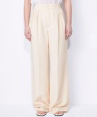 【ネイヴ/NAVE】の【ReNAVE・セットアップ可/撥水加工/防シワ/ウエストゴム】ポリエステルタッサー パンツ アイボリー系|ID: prp329100004839674 ipo3291000000035268309