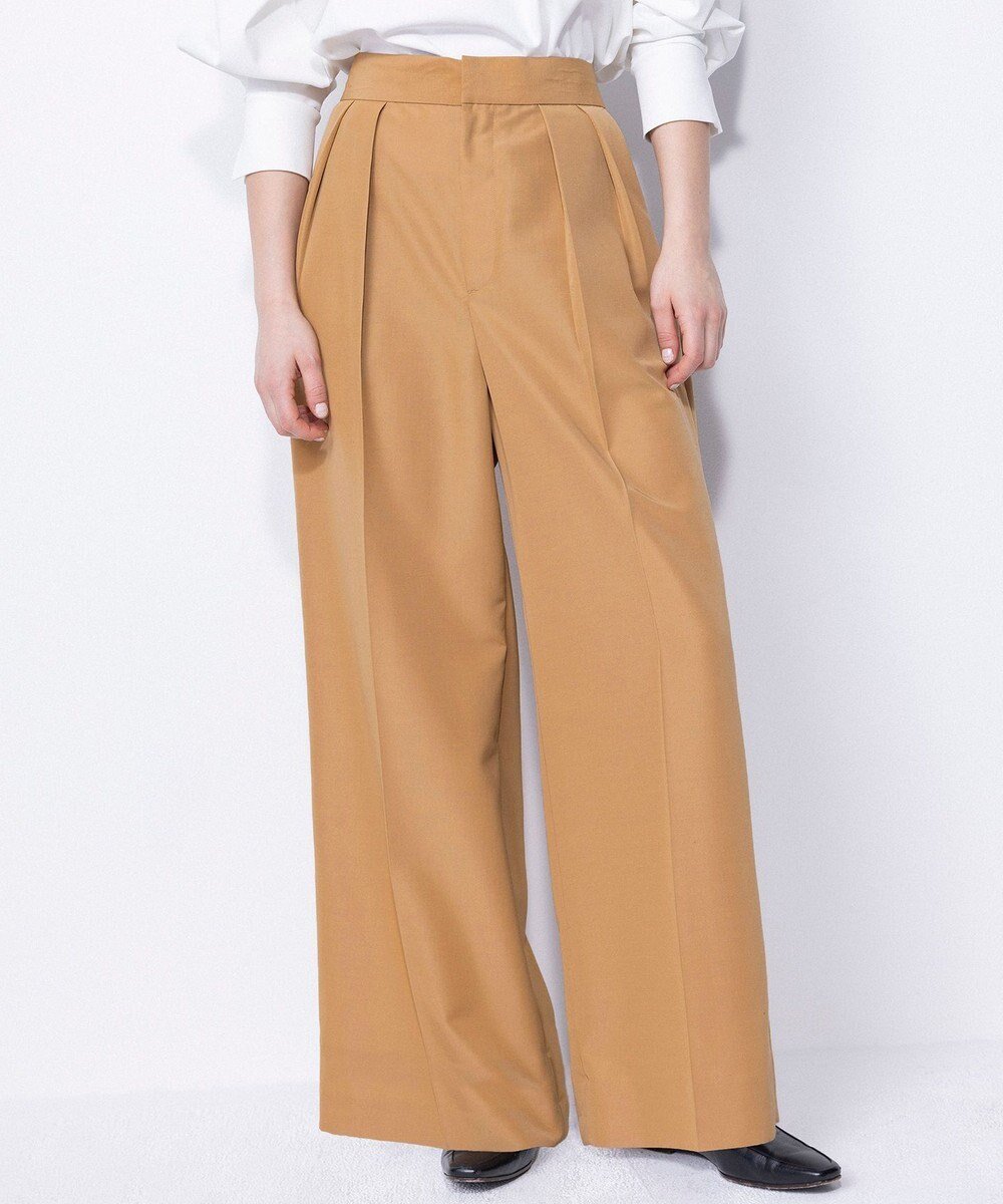 【ネイヴ/NAVE】の【ReNAVE・セットアップ可/撥水加工/防シワ/ウエストゴム】ポリエステルタッサー パンツ インテリア・キッズ・メンズ・レディースファッション・服の通販 founy(ファニー) ファッション Fashion レディースファッション Fashion for Women セットアップ Matching Sets レディースパンツ・ボトムス Pants & Trousers / Bottoms 春 Spring 軽量 Lightweight, Ultra Light セットアップ Set-Up, Coordinated Outfit センター Center, Center Line リラックス Relax, Relaxed Fit S/S・春夏 SS, Spring/Summer, Warm Season 夏 Summer キャメル系|ID: prp329100004839674 ipo3291000000035268310