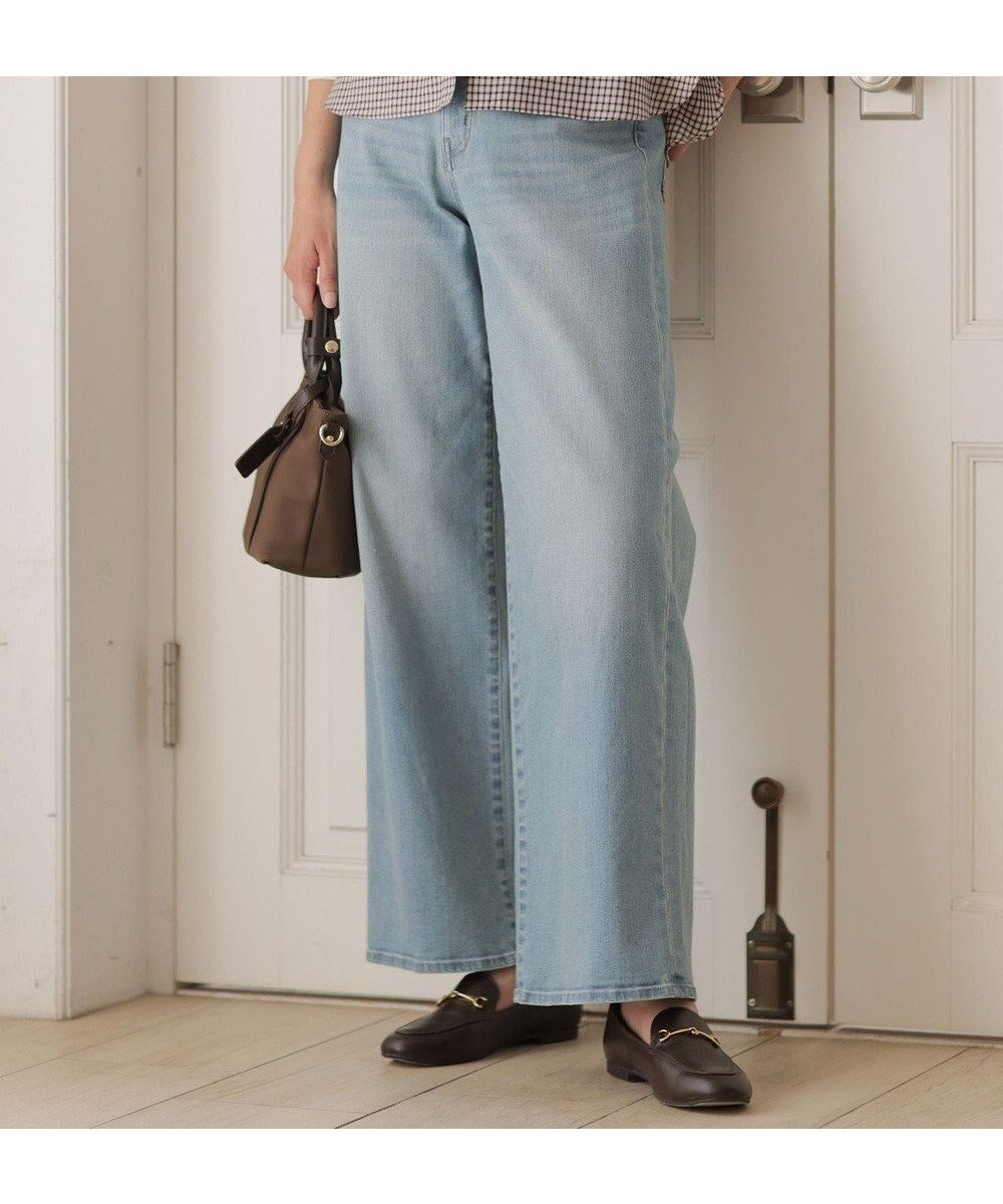 【ジェイ プレス/J.PRESS】の【洗える】BASIC STRETCH DENIM ワイド ストレート デニム インテリア・キッズ・メンズ・レディースファッション・服の通販 founy(ファニー) ファッション Fashion レディースファッション Fashion for Women パンツ Pants & Trousers デニムパンツ・ジーンズ・美脚デニム Denim Jeans & Pants インディゴ Indigo Denim ヴィンテージ Vintage Style 洗える Machine Washable コンパクト Compact, Small Size ストレッチ Stretch, Stretchy Fabric ストレート Straight, Straight Cut デニム Denim, Jeans Material トレンド Trend, Trending Now ブリーチ Bleach, Washed Finish ポケット Pocket, Pocket Detail ユーズド Used, Vintage-Look ワイド Wide, Wide Fit A/W・秋冬 Autumn/Winter S/S・春夏 SS, Spring/Summer, Warm Season 夏 Summer エレガント 上品 Elegant ブリーチ系|ID: prp329100004839691 ipo3291000000035704611