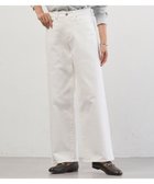 【ジェイ プレス/J.PRESS】の【洗える】BASIC STRETCH DENIM ワイド ストレート デニム ホワイト系|ID: prp329100004839691 ipo3291000000035704618