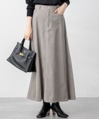 【23区/NIJYUSANKU】の【Oggi11月号掲載/洗える】コットン コーデュロイ スカート ライトグレー系|ID: prp329100004839817 ipo3291000000035386692