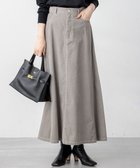 【23区/NIJYUSANKU】の【Oggi11月号掲載/洗える】コットン コーデュロイ スカート ライトグレー系|ID: prp329100004839817 ipo3291000000035762283