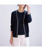 【ジェイ プレス/J.PRESS】のトリムツイン ニット ネイビー系|ID: prp329100004839859 ipo3291000000035386375