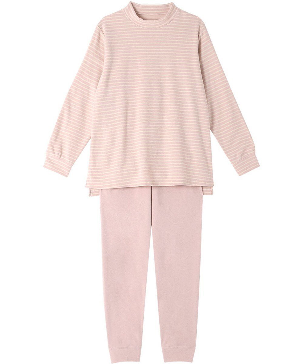 【ワコール 睡眠科学/wacoal suimin】のパジャマ 長袖 長ズボン ルームウェア 吸湿発熱性(本体) メンズパジャマあり(YGW464) 上下セット かぶりタイプ YDW463 睡眠科学/ワコール インテリア・キッズ・メンズ・レディースファッション・服の通販 founy(ファニー) ファッション Fashion レディースファッション Fashion for Women トップス・カットソー Cut & Sew Tops アクリル Acrylic Material パジャマ Pajamas, Sleepwear ボトム Bottoms, Lower Wear ボーダー Border, Stripe メンズ Men's, Menswear 無地 Plain, Solid Color 長袖 Long Sleeve, Full Sleeve ピンク|ID: prp329100004839880 ipo3291000000035269068