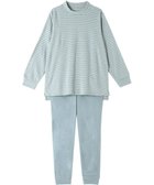 【ワコール 睡眠科学/wacoal suimin】のパジャマ 長袖 長ズボン ルームウェア 吸湿発熱性(本体) メンズパジャマあり(YGW464) 上下セット かぶりタイプ YDW463 睡眠科学/ワコール ブルー|ID: prp329100004839880 ipo3291000000035643025