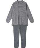 【ワコール 睡眠科学/wacoal suimin】のパジャマ 長袖 長ズボン ルームウェア 吸湿発熱性(本体) メンズパジャマあり(YGW464) 上下セット かぶりタイプ YDW463 睡眠科学/ワコール グレー|ID: prp329100004839880 ipo3291000000035643027