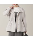 【エニィ スィス/any SiS】の【撥水・UVカット・洗える】フーデットハーフ コート ライトグレー|ID: prp329100004839894 ipo3291000000035724065