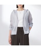 【ジェイ プレス/J.PRESS】の【WEB限定カラーあり・洗える】SHEER LIGHT KNIT ラメ パーカー 【WEB限定カラー】グレイッシュブルー系|ID: prp329100004839899 ipo3291000000035761412