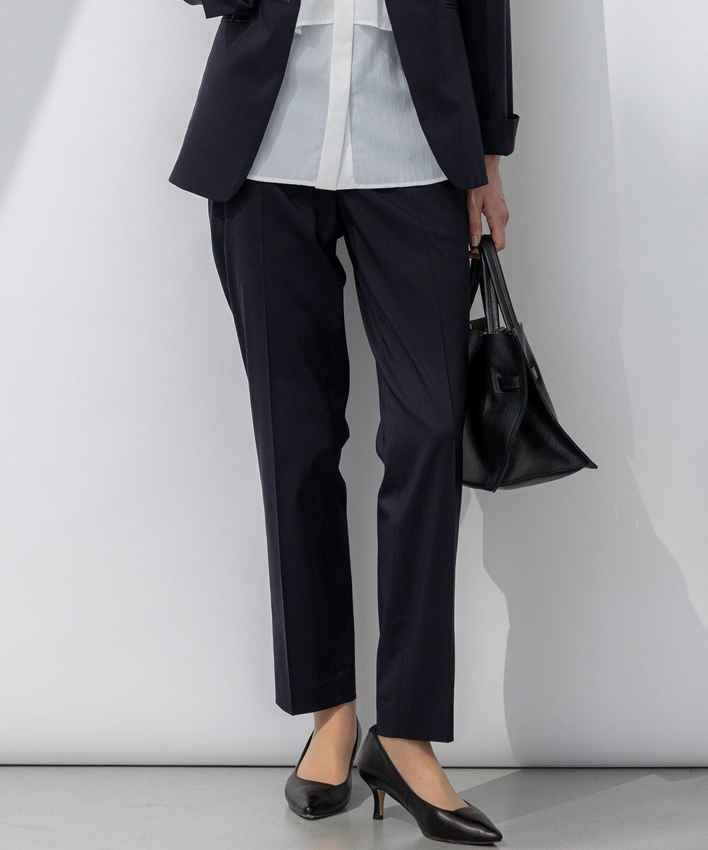 【23区/NIJYUSANKU】の【セットアップ対応/洗える】ストレッチシャンブレー テーパード パンツ インテリア・キッズ・メンズ・レディースファッション・服の通販 founy(ファニー) ファッション Fashion レディースファッション Fashion for Women セットアップ Matching Sets レディースパンツ・ボトムス Pants & Trousers / Bottoms 春 Spring 洗える Machine Washable コンパクト Compact, Small Size ジャケット Jacket, Outerwear スタイリッシュ Stylish, Fashionable ストレッチ Stretch, Stretchy Fabric セットアップ Set-Up, Coordinated Outfit テーパード Tapered, Tapered Pants テーラード Tailored, Tailored Fit S/S・春夏 SS, Spring/Summer, Warm Season 夏 Summer 2025年 2025 2025春夏・S/S Spring/Summer 2025 SS25 ネイビー系|ID: prp329100004839906 ipo3291000000035269170