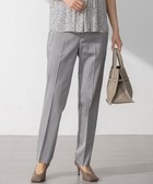 【23区/NIJYUSANKU】の【セットアップ対応/洗える】ストレッチシャンブレー テーパード パンツ ライトグレー系|ID: prp329100004839906 ipo3291000000035608092