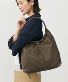 【ジェイ プレス/J.PRESS】の【A4サイズ収納可】ドロストギャザー トート バッグ スレートブラウン系|ID: prp329100004839914 ipo3291000000035857218