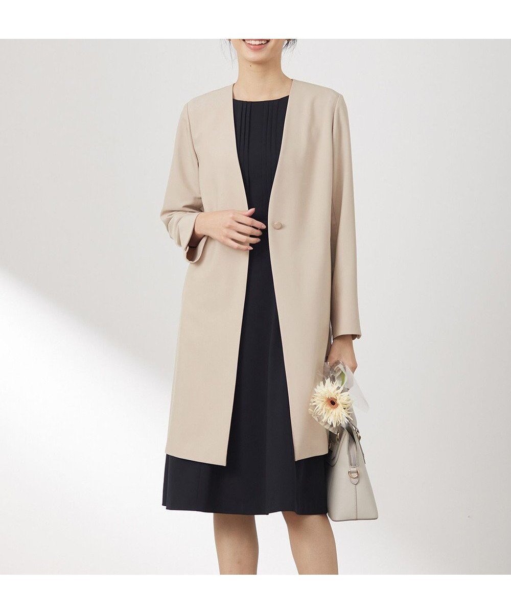 【エニィ スィス/any SiS】のカラーレスライト コート インテリア・キッズ・メンズ・レディースファッション・服の通販 founy(ファニー) 　ファッション　Fashion　レディースファッション　Fashion for Women　アウター　Coat / Outerwear Collection　コート・ロングコート・ピーコート　Long Coats, Peacoats & More　レディースジャケット・軽アウター　Jackets　おすすめ　Recommended / Our Picks　シンプル　Simple, Minimal　ジャケット　Jacket, Outerwear　ストレッチ　Stretch, Stretchy Fabric　フェミニン　Feminine, Girly　フロント　Front, Front Design　ボトム　Bottoms, Lower Wear　エレガント 上品　Elegant　人気　Popular, Best Seller　夏　Summer　定番　Standard, Basic Item　春　Spring　S/S・春夏　SS, Spring/Summer, Warm Season　羽織　Haori, Light Jacket　ビジネス 仕事 通勤　Business / Work / Commuting　ライトベージュ|ID: prp329100004839927 ipo3291000000035269257