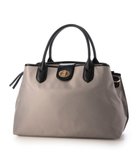 【アンビリオン/UNBILLION】のペルケ perche / ナイロン×牛革付属ユーティリティ2wayトート ライトグレー|ID: prp329100004839929 ipo3291000000035930825