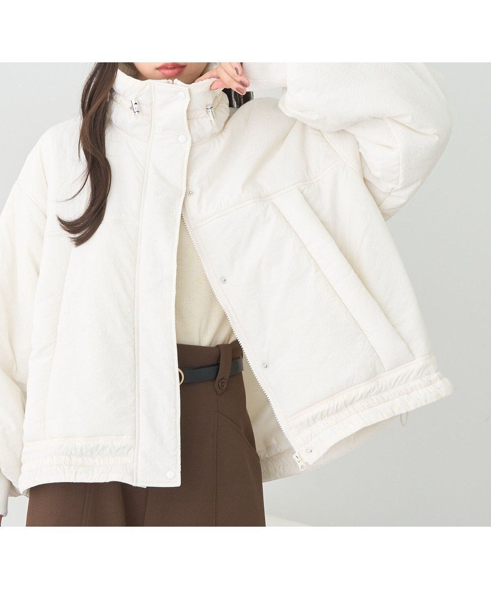 【アースミュージックアンドエコロジー/earth music&ecology】のモンスターコート インテリア・キッズ・メンズ・レディースファッション・服の通販 founy(ファニー) 　ファッション　Fashion　レディースファッション　Fashion for Women　アウター　Coat / Outerwear Collection　コート・ロングコート・ピーコート　Long Coats, Peacoats & More　レディースジャケット・軽アウター　Jackets　おすすめ　Recommended / Our Picks　ギャザー　Gathered, Ruffled　ジャケット　Jacket, Outerwear　ダウン　Down, Puffer　フェミニン　Feminine, Girly　ボトム　Bottoms, Lower Wear　ポケット　Pocket, Pocket Detail　A/W・秋冬　Autumn/Winter　防寒　Cold Protection, Winter-Ready　Ivory|ID: prp329100004839935 ipo3291000000035269285