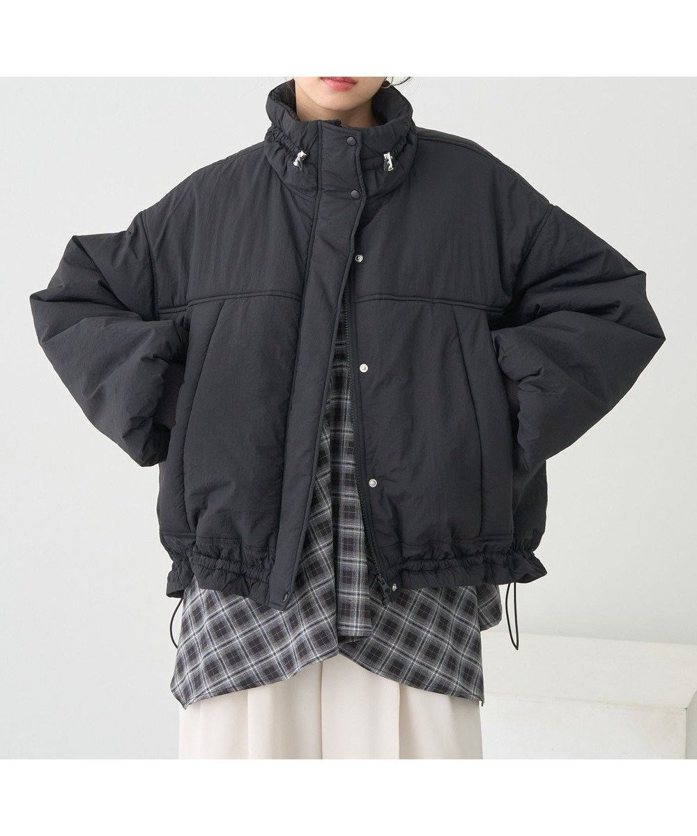 【アースミュージックアンドエコロジー/earth music&ecology】のモンスターコート インテリア・キッズ・メンズ・レディースファッション・服の通販 founy(ファニー) 　ファッション　Fashion　レディースファッション　Fashion for Women　アウター　Coat / Outerwear Collection　コート・ロングコート・ピーコート　Long Coats, Peacoats & More　レディースジャケット・軽アウター　Jackets　おすすめ　Recommended / Our Picks　ギャザー　Gathered, Ruffled　ジャケット　Jacket, Outerwear　ダウン　Down, Puffer　フェミニン　Feminine, Girly　ボトム　Bottoms, Lower Wear　ポケット　Pocket, Pocket Detail　A/W・秋冬　Autumn/Winter　防寒　Cold Protection, Winter-Ready　Black|ID: prp329100004839935 ipo3291000000035569160