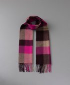 【アウロラ/AURORA】のfoulatelier フラトリエ カシミヤ起毛 チェックマフラー フューシャピンク|ID: prp329100004839946 ipo3291000000035704710