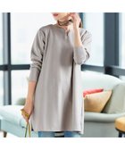 【ティアクラッセ/Tiaclasse】の【洗える】裏起毛チュニック グレージュ|ID: prp329100004839962 ipo3291000000036311584