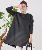 【ティアクラッセ/Tiaclasse】の【洗える】裏起毛チュニック チャコール|ID: prp329100004839962 ipo3291000000036311585