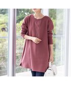 【ティアクラッセ/Tiaclasse】の【洗える】裏起毛チュニック ピンク|ID: prp329100004839962 ipo3291000000036311586